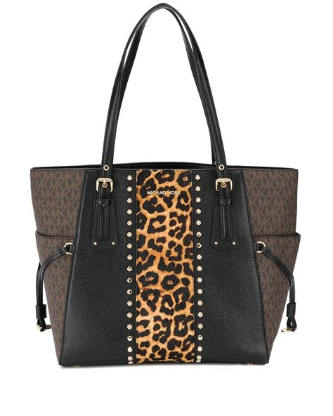 leopard print mk purse|handbag with leopard print strap.